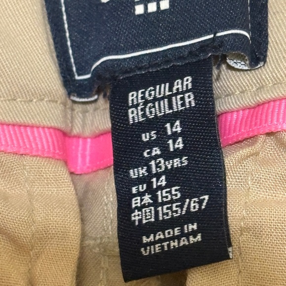 GAP Kids Tan Casual khaki style Pants, size 14- never worn - Picture 2 of 7